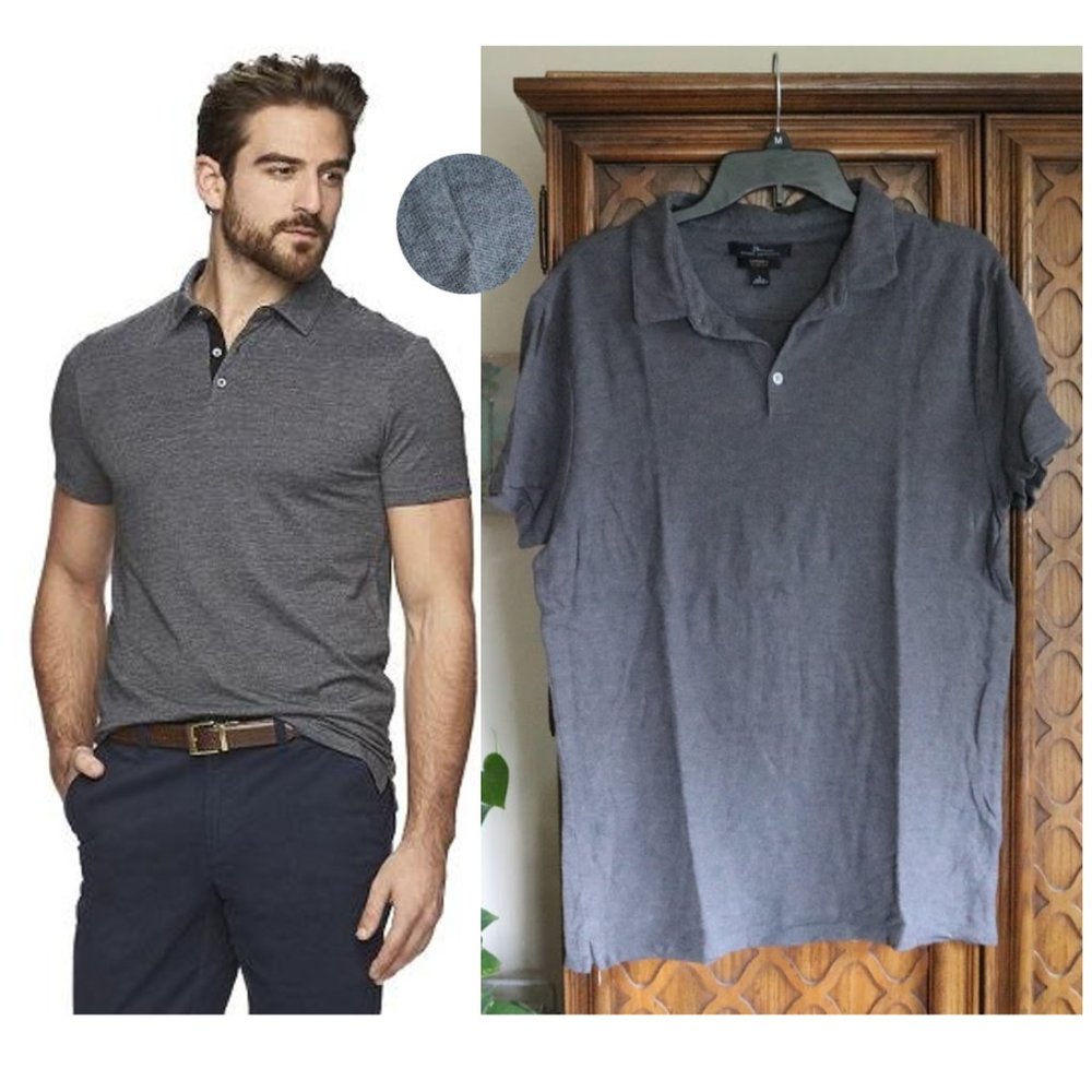 Marc Anthony Luxury+ Slim-Fit Polo- 4/$10 - Picture 1 of 13